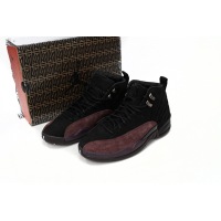 PKGoden Jordan 12 Retro Black Wine Red A Ma Maniére,DV6989-001