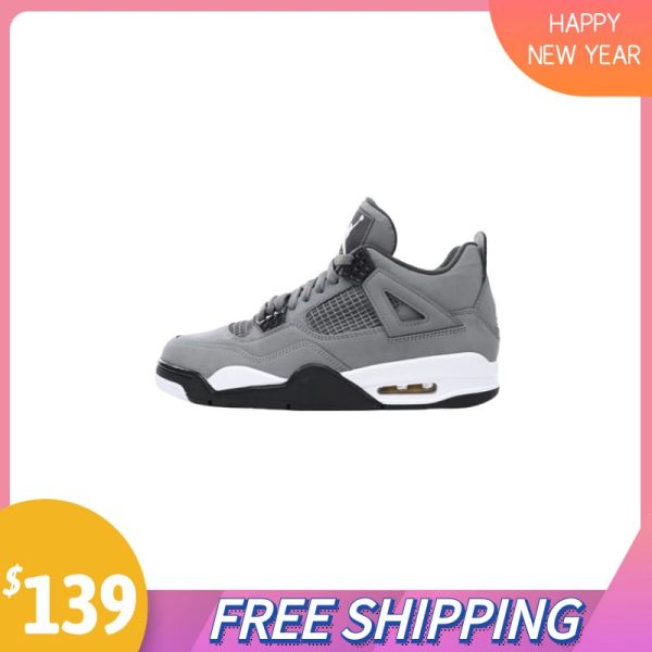 Free Shipping -  PKGoden Jordan 4 Retro Cool Grey (2019), 308497-007 