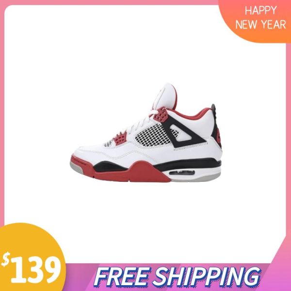 Free Shipping -  PKGoden Jordan 4 Retro Fire Red (2020), DC7770-160