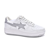 PKGoden A Bathing Ape Bape Sk8 Sta Low White Grey,1G70-109-0002