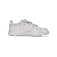 PKGoden A Bathing Ape Bape Sk8 Sta Low All White,1G70-109-0019