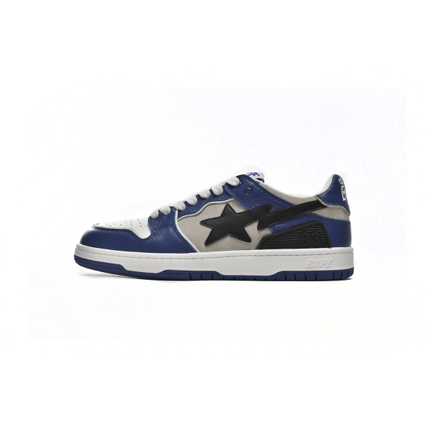 PKGoden A Bathing Ape Bape Sta Low white blue 1G70-109-0029