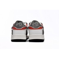 PKGoden A Bathing Ape Bape Sta Low white red 1G70-109-0020