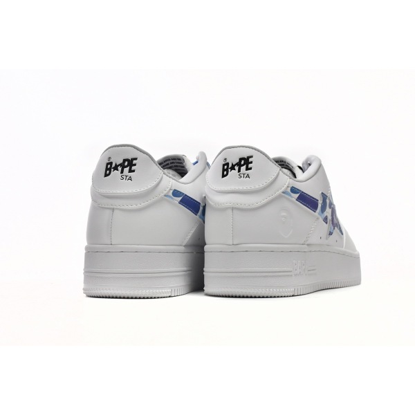 BMLin A Bathing Ape Bape Sta Low Black White