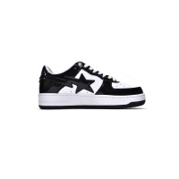 BMLin A Bathing Ape Bape Sta Low Black White 1H70-191-001 