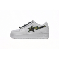 BMLin A Bathing Ape Bape Sta Low White Green Camouflage 1H20-191-045