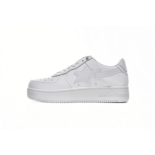 BMLin A Bathing Ape Bape Sta Low White  1H70-191-006