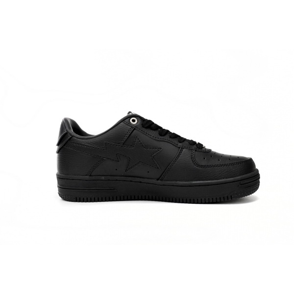 BMLin A Bathing Ape Bape Sta Low Black,1J30 -191- 013