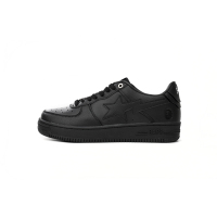 BMLin A Bathing Ape Bape Sta Low Black,1J30 -191- 013