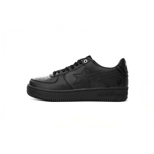 BMLin A Bathing Ape Bape Sta Low Black,1J30 -191- 013