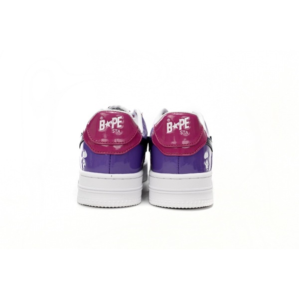 BMLin A Bathing Ape Bape Sta Low Purple Mirror Surface,1H20 191 046