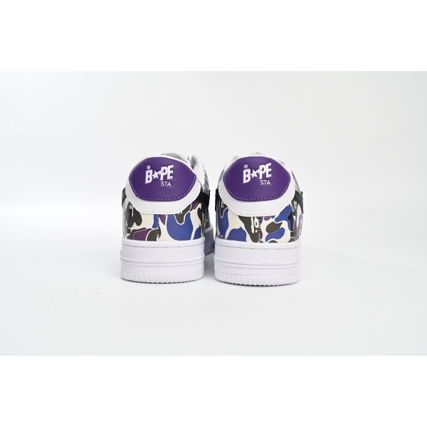 BMLIN A Bathing Ape Bape Sta Low White Purple Color Spray,1J22 291 004