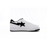 BMLIN A Bathing Ape Bape Sta Low White And Black Tick,1173-191-912