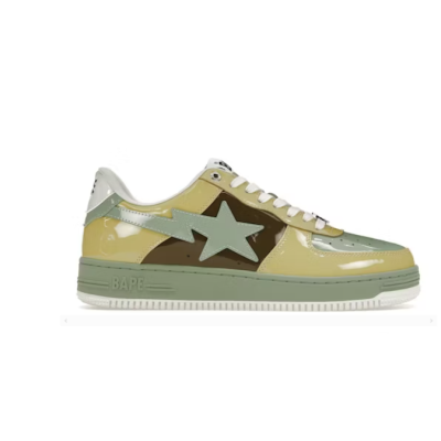 PKGoden A Bathing Ape Bape Sta Nostalgic Yellow Green