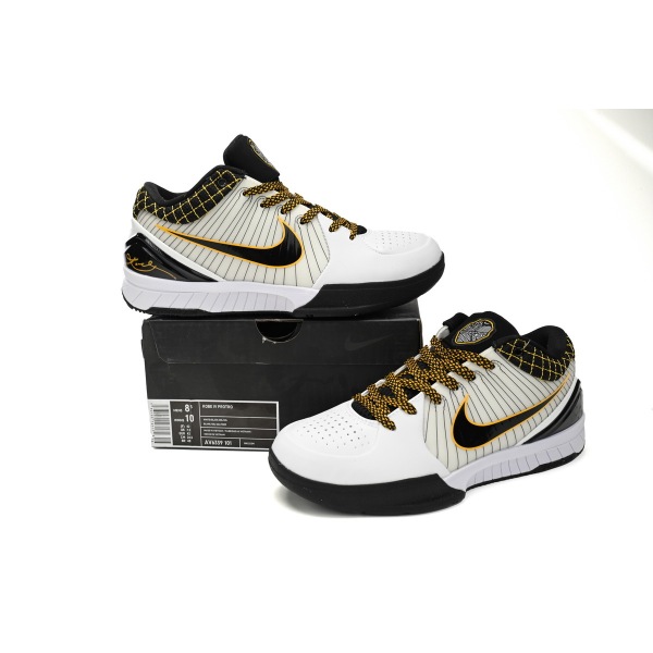 OG Kobe 4 Protro White Black Del Sol,AV6339-101