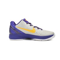 PKGoden Kobe 6 White Purple Yellow,CW2190-104