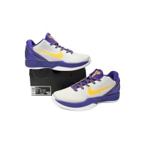 PKGoden Kobe 6 White Purple Yellow,CW2190-104