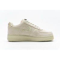 PK GOD Air Force 1 Low Stussy Fossil