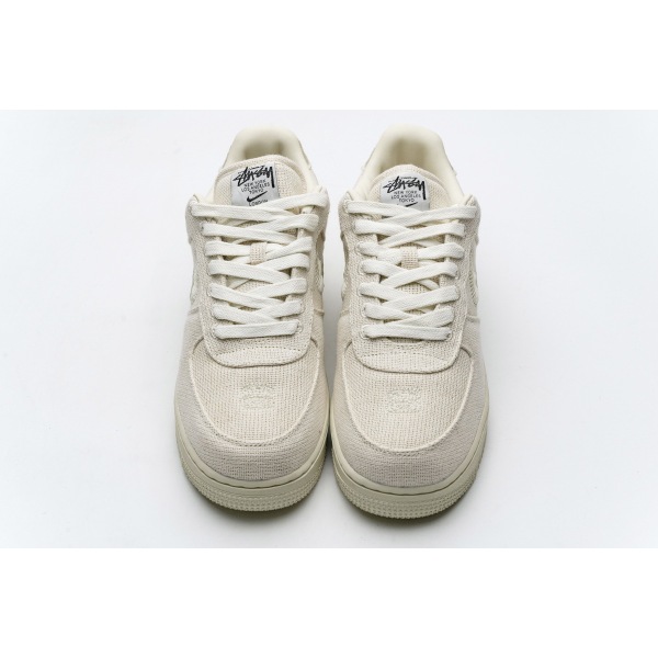 PK GOD Air Force 1 Low Stussy Fossil