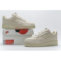 PK GOD Air Force 1 Low Stussy Fossil