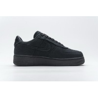 PK GOD Air Force 1 Low Stussy Black