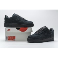 PK GOD Air Force 1 Low Stussy Black