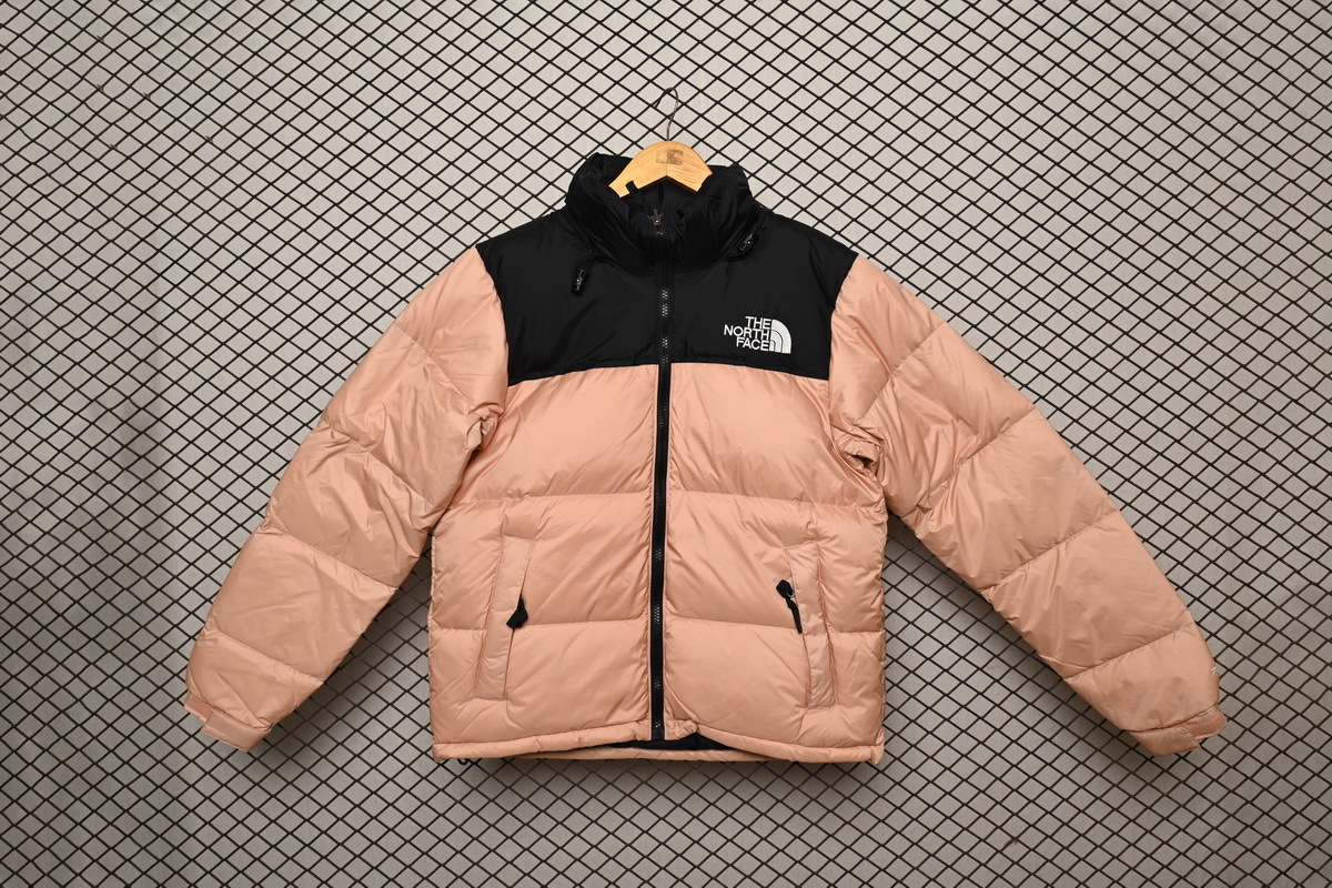 clothes - LJR The North Face Splicing White And Pink