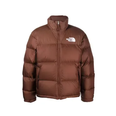 clothes - LJR The North Face Nuptse 1996 Puffer Jacket Brown 01