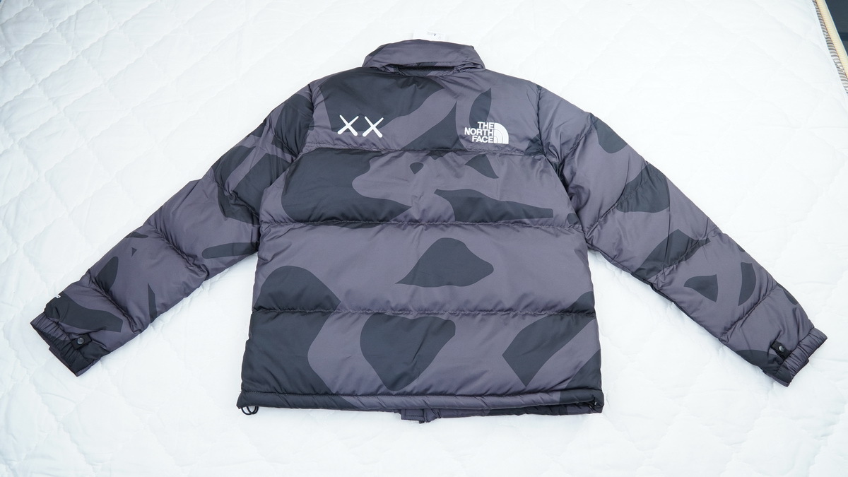 clothes - LJR The North Face x KAWS Retro 1996 Nuptse Jacket Black