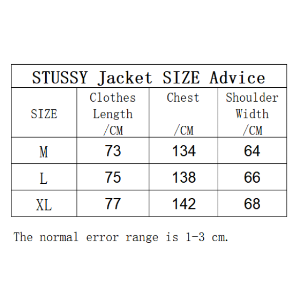 Stussy Jacket Black White XB402