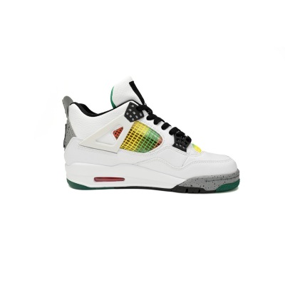 OG Jordan 4 Retro Lucid Green Rasta,AQ9129-100