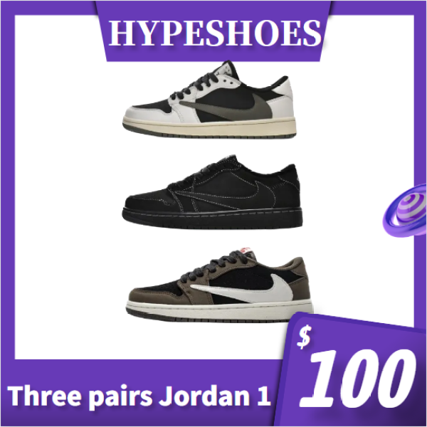 🔹100$Three pairs Jordan 1 Low