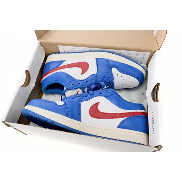 Special Sale Jordan 1 Low Sport Blue Gym Red  DC0774-416