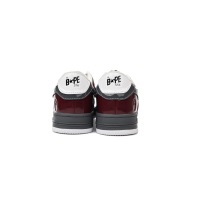 Special Sale A Bathing Ape Bape Sta Nostalgic Burgundy Grey 1180-191-0096