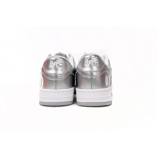 Special Sale A Bathing Ape Bape Sta Low Silver 1H73 191 921