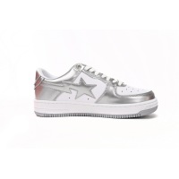 Special Sale A Bathing Ape Bape Sta Low Silver 1H73 191 921