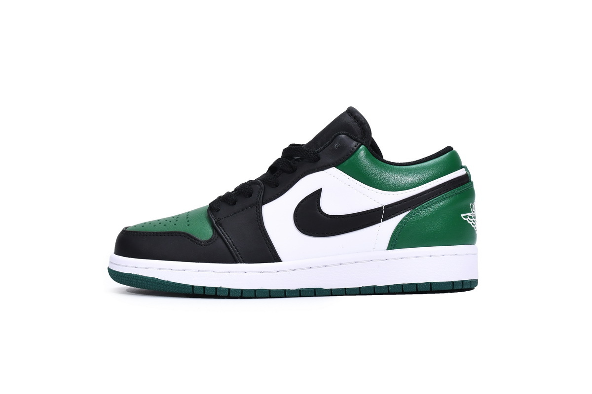  Air Jordan 1 Low Green Toe 553558-371
