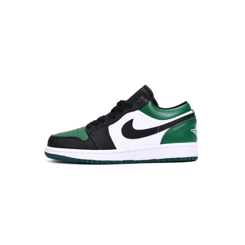  Air Jordan 1 Low Green Toe 553558-371