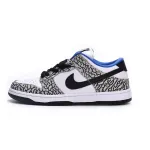  Nike Dunk Low Black White Blue CU1727-106