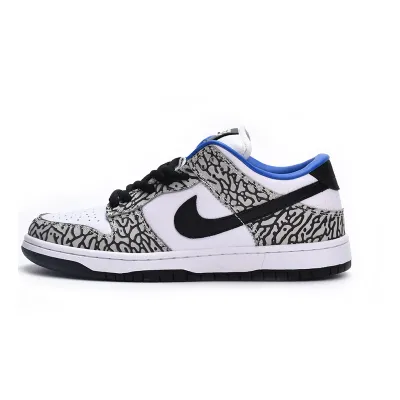  Nike Dunk Low Black White Blue CU1727-106 01