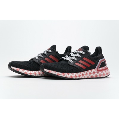 Adidas Ultra BOOST 20  Black Red  FX8886 01
