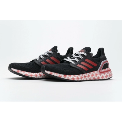 Adidas Ultra BOOST 20  Black Red  FX8886 01