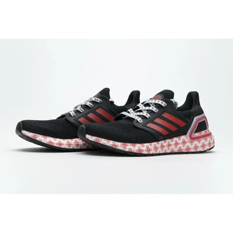 Adidas Ultra BOOST 20  Black Red  FX8886