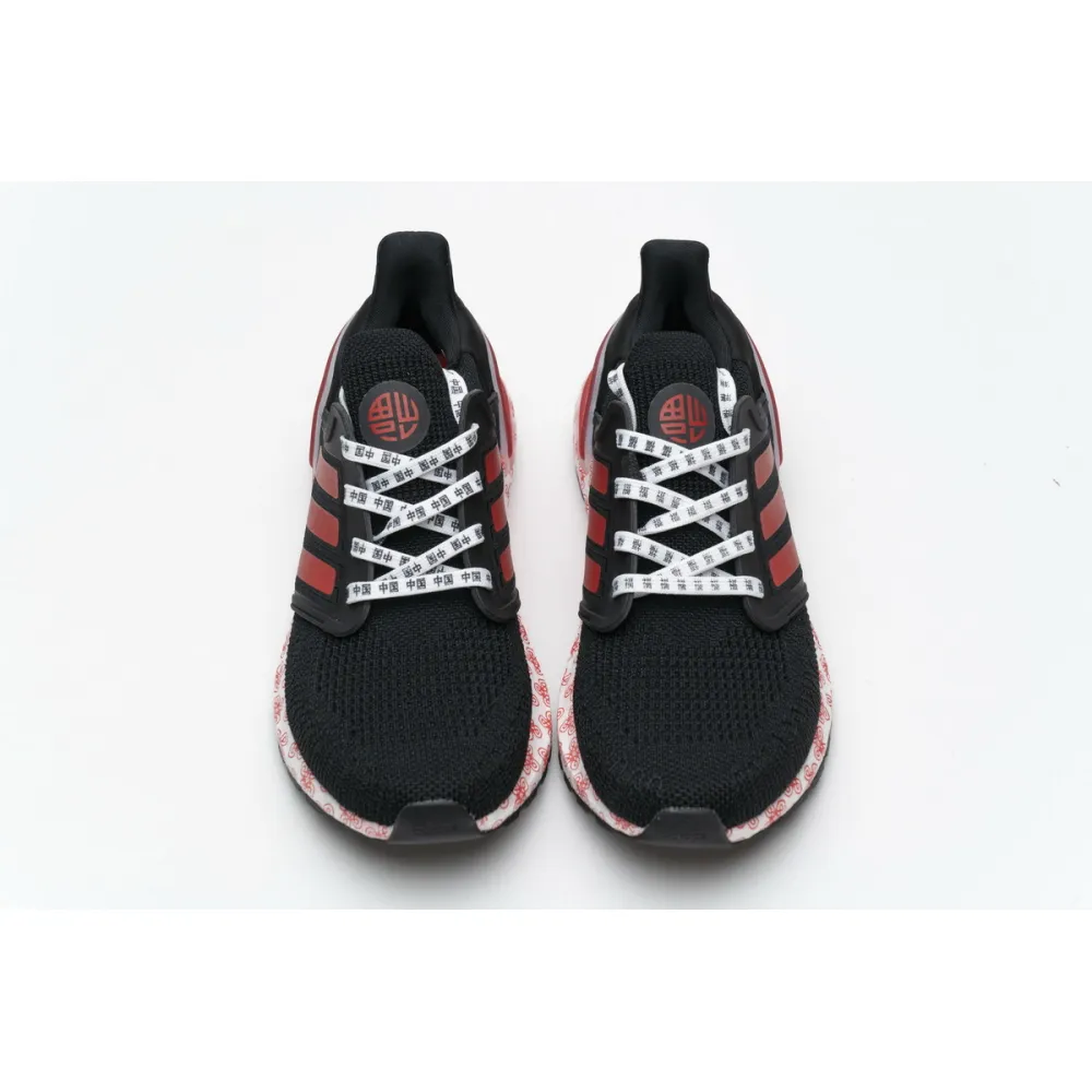 Adidas Ultra BOOST 20  Black Red  FX8886