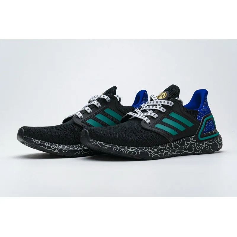 Adidas Ultra BOOST 20 Black Glory Green FX8887