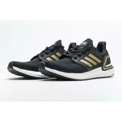 Adidas Ultra Boost 20 Black Gold White EE4393 01