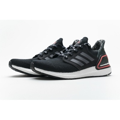 Adidas Ultra BOOST 20 Black White Red FX8895