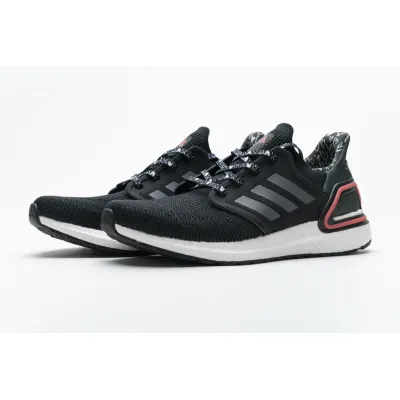 Adidas Ultra BOOST 20 Black White Red FX8895 01