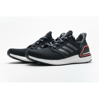 Adidas Ultra BOOST 20 Black White Red FX8895 01