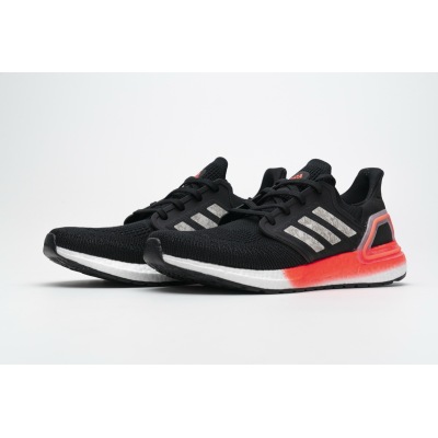 Adidas Ultra Boost 20 Core Black Signal Coral EG0756 01